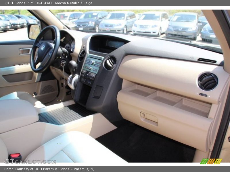Mocha Metallic / Beige 2011 Honda Pilot EX-L 4WD