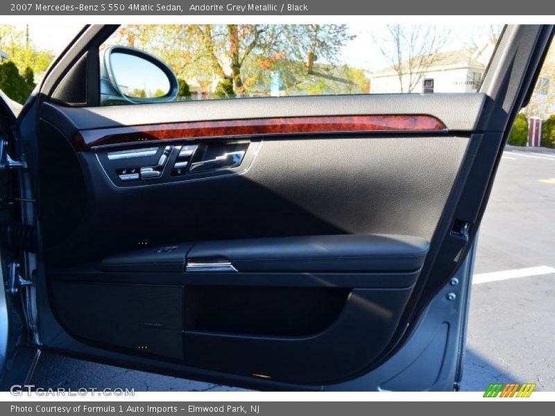 Andorite Grey Metallic / Black 2007 Mercedes-Benz S 550 4Matic Sedan