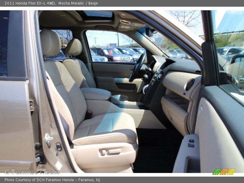 Mocha Metallic / Beige 2011 Honda Pilot EX-L 4WD