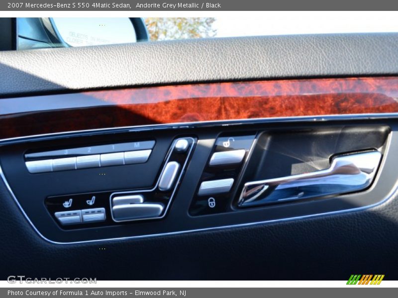 Andorite Grey Metallic / Black 2007 Mercedes-Benz S 550 4Matic Sedan