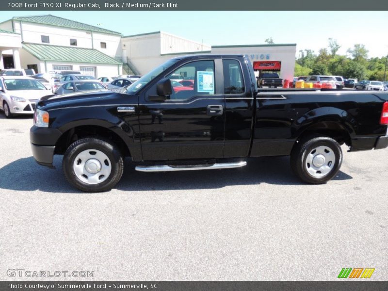 Black / Medium/Dark Flint 2008 Ford F150 XL Regular Cab