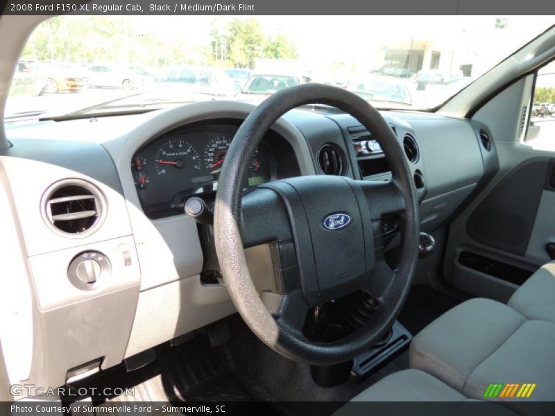 Black / Medium/Dark Flint 2008 Ford F150 XL Regular Cab
