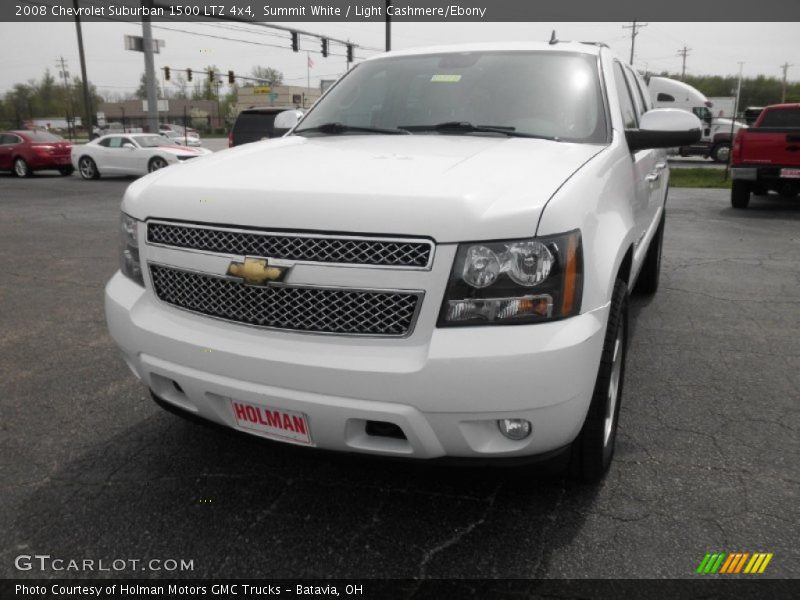 Summit White / Light Cashmere/Ebony 2008 Chevrolet Suburban 1500 LTZ 4x4