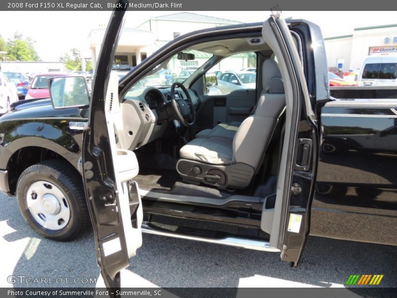 Black / Medium/Dark Flint 2008 Ford F150 XL Regular Cab