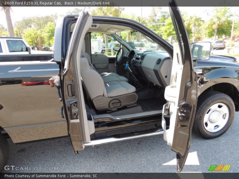 Black / Medium/Dark Flint 2008 Ford F150 XL Regular Cab