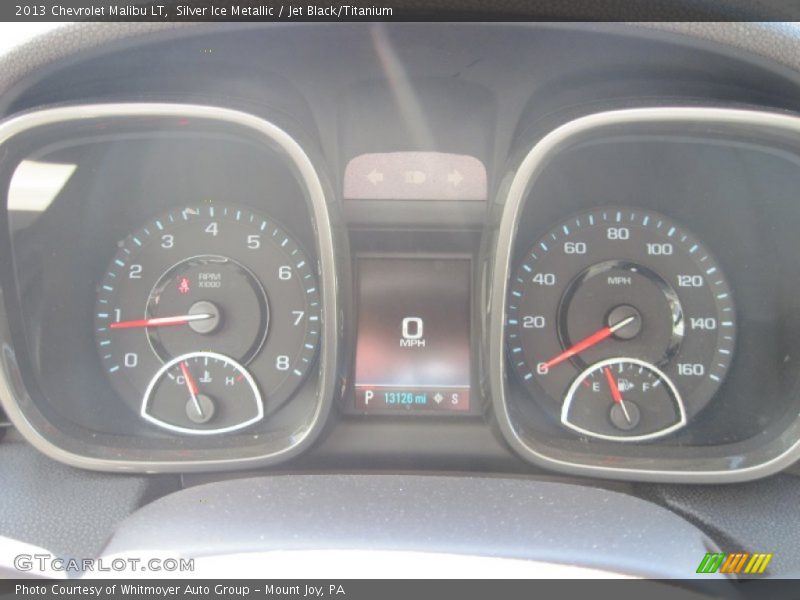 Silver Ice Metallic / Jet Black/Titanium 2013 Chevrolet Malibu LT