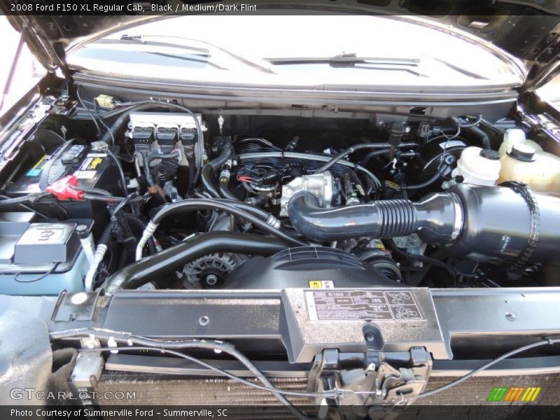 Black / Medium/Dark Flint 2008 Ford F150 XL Regular Cab