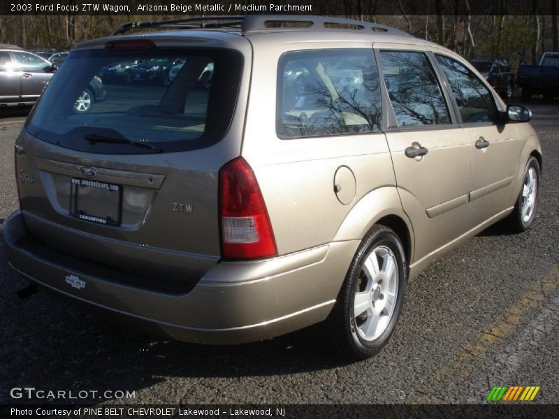 Arizona Beige Metallic / Medium Parchment 2003 Ford Focus ZTW Wagon
