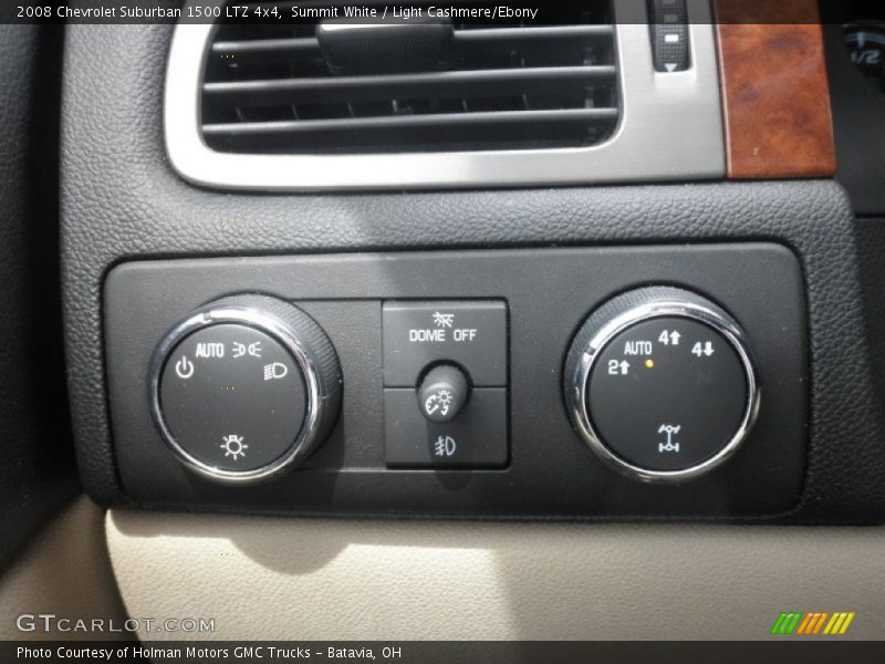 Controls of 2008 Suburban 1500 LTZ 4x4