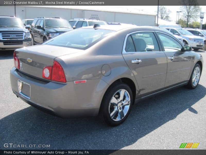 Mocha Steel Metallic / Cocoa/Cashmere 2012 Chevrolet Malibu LT