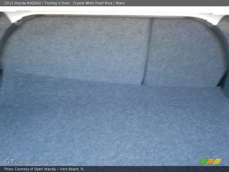 Crystal White Pearl Mica / Black 2013 Mazda MAZDA3 i Touring 4 Door