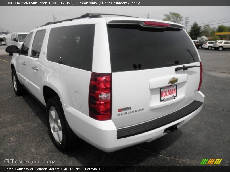 Summit White / Light Cashmere/Ebony 2008 Chevrolet Suburban 1500 LTZ 4x4
