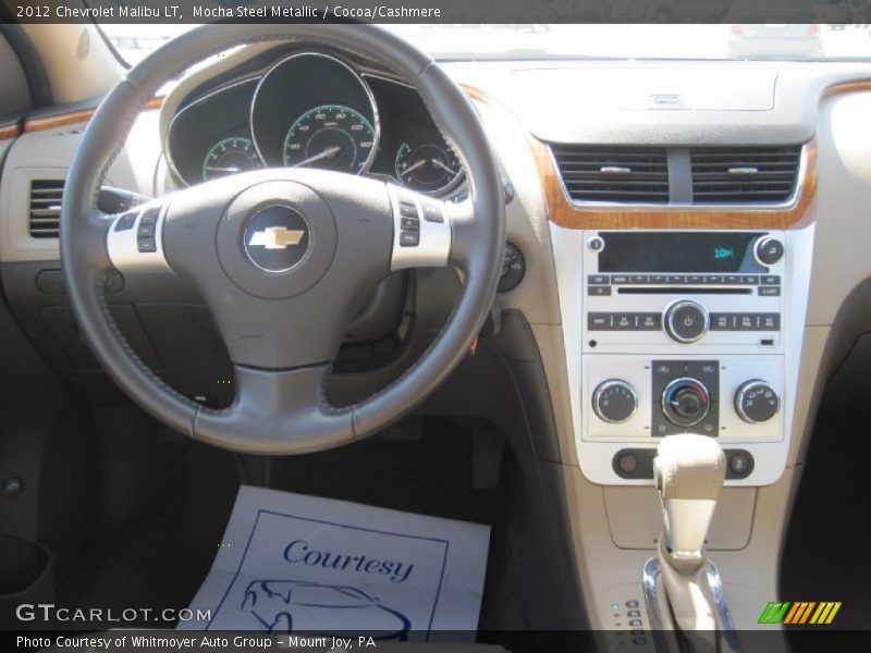 Mocha Steel Metallic / Cocoa/Cashmere 2012 Chevrolet Malibu LT