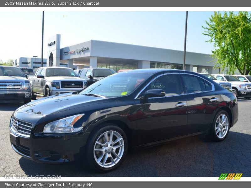 Super Black / Charcoal 2009 Nissan Maxima 3.5 S