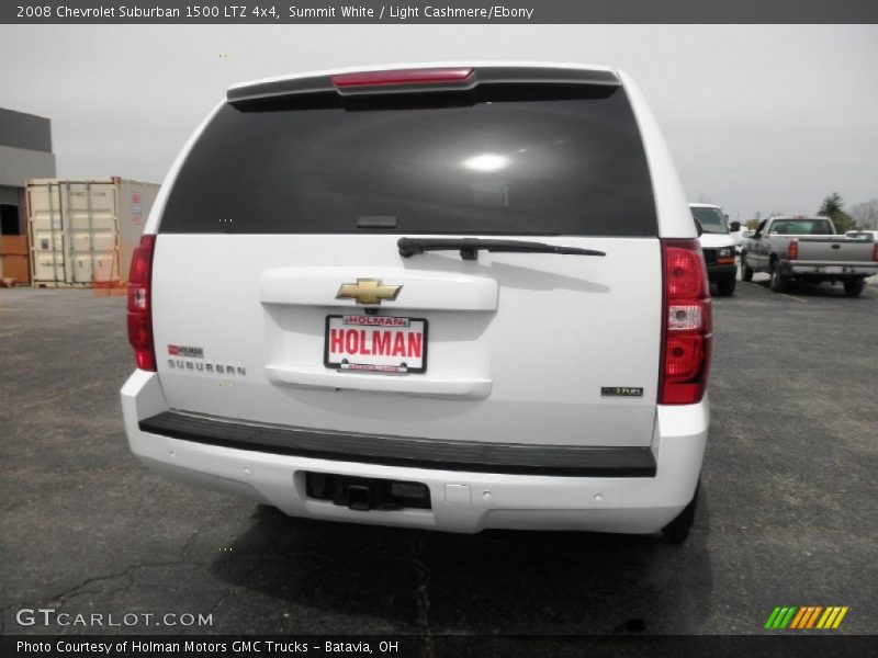 Summit White / Light Cashmere/Ebony 2008 Chevrolet Suburban 1500 LTZ 4x4