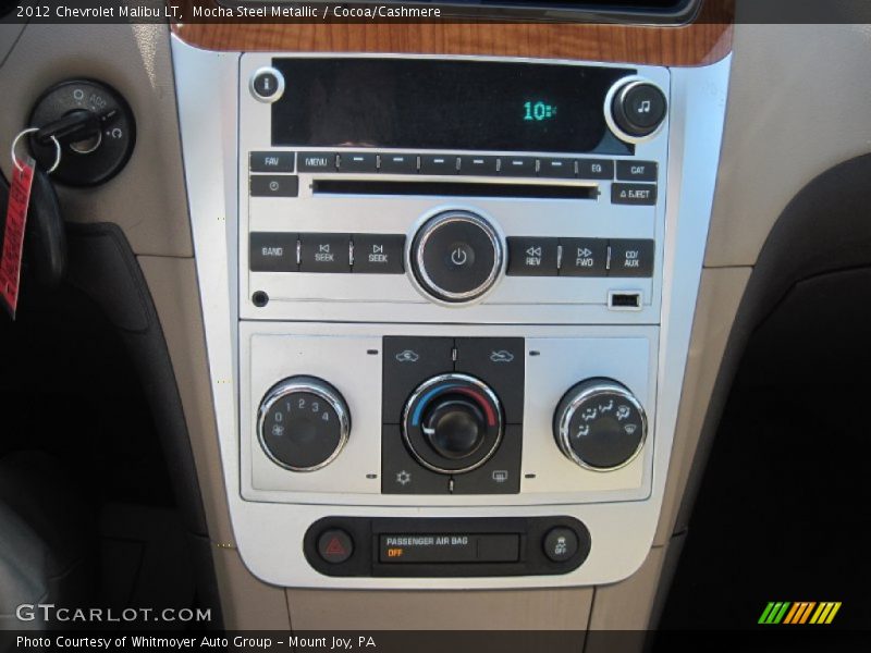 Controls of 2012 Malibu LT