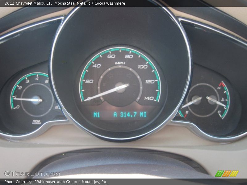  2012 Malibu LT LT Gauges