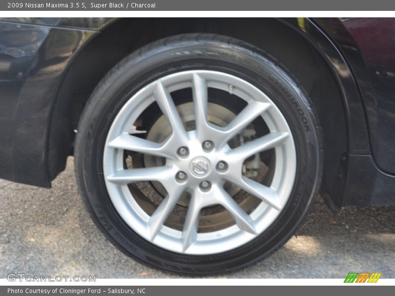 Super Black / Charcoal 2009 Nissan Maxima 3.5 S