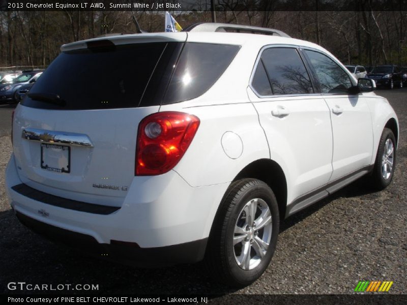 Summit White / Jet Black 2013 Chevrolet Equinox LT AWD