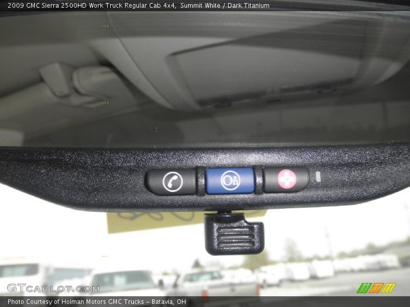 Summit White / Dark Titanium 2009 GMC Sierra 2500HD Work Truck Regular Cab 4x4