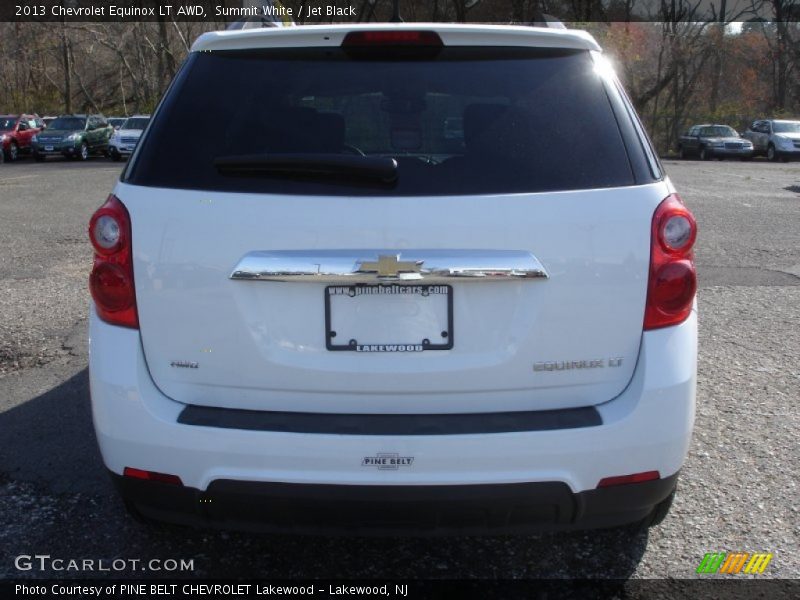 Summit White / Jet Black 2013 Chevrolet Equinox LT AWD