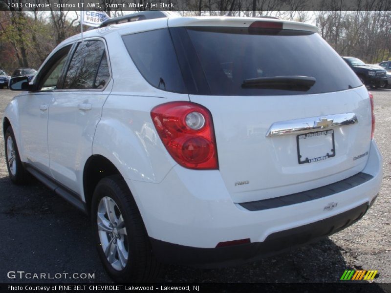 Summit White / Jet Black 2013 Chevrolet Equinox LT AWD
