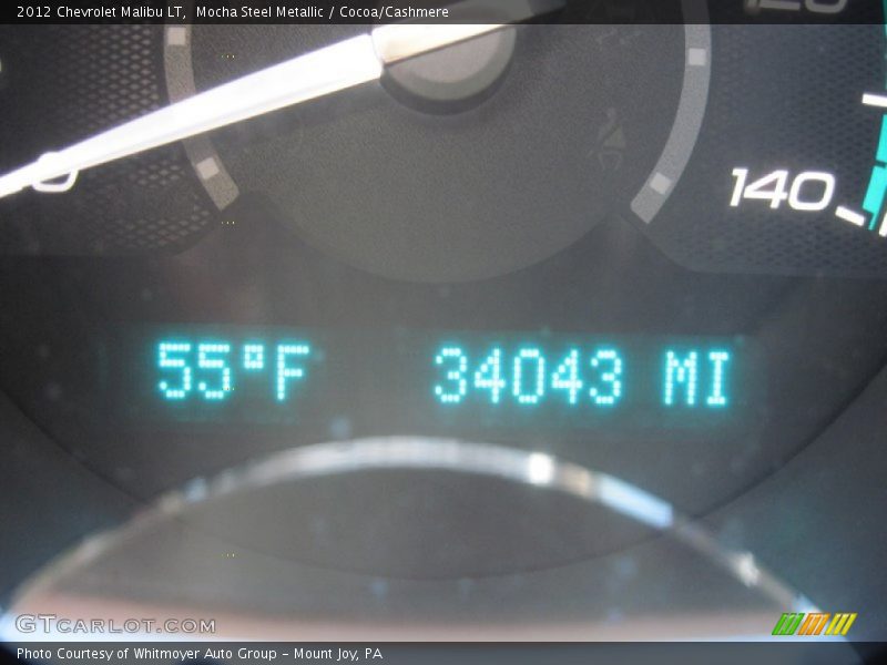 Mocha Steel Metallic / Cocoa/Cashmere 2012 Chevrolet Malibu LT