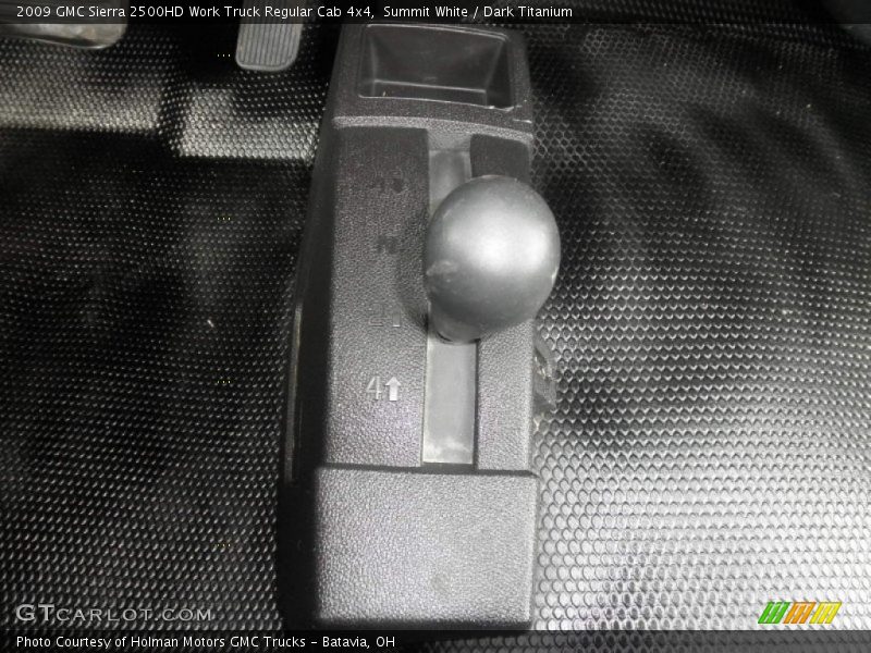 Summit White / Dark Titanium 2009 GMC Sierra 2500HD Work Truck Regular Cab 4x4