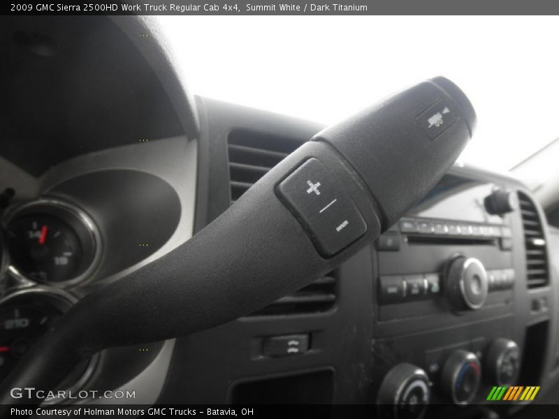 Summit White / Dark Titanium 2009 GMC Sierra 2500HD Work Truck Regular Cab 4x4