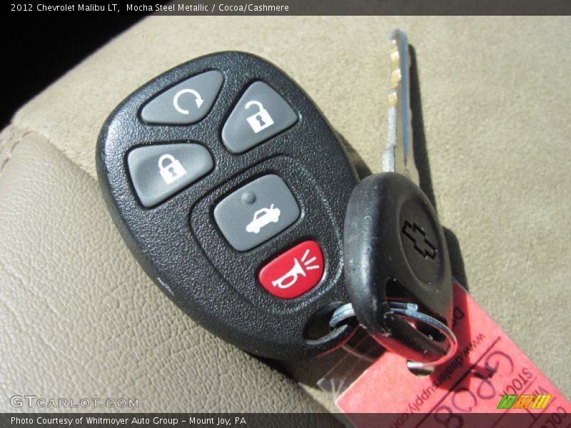 Keys of 2012 Malibu LT