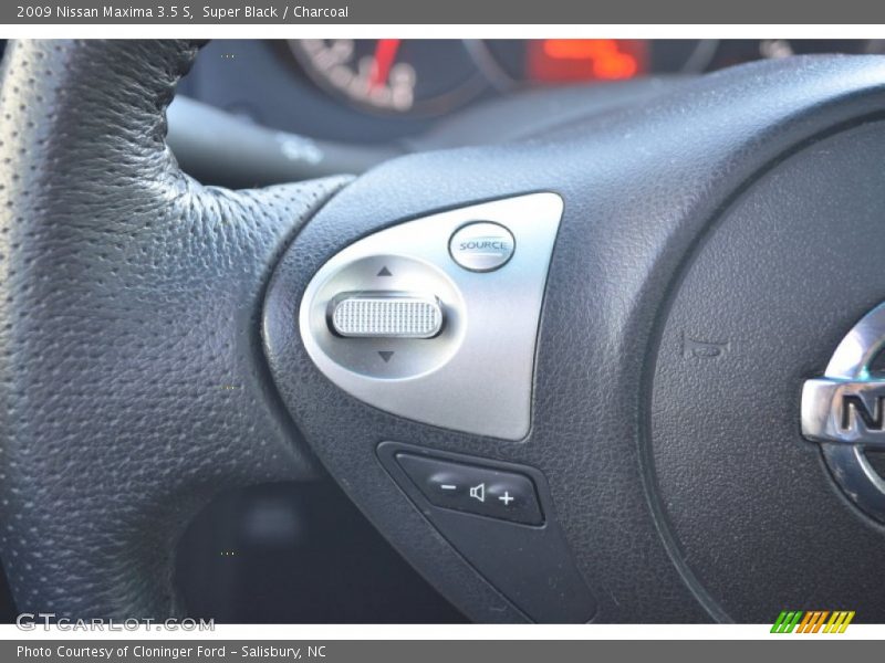 Super Black / Charcoal 2009 Nissan Maxima 3.5 S