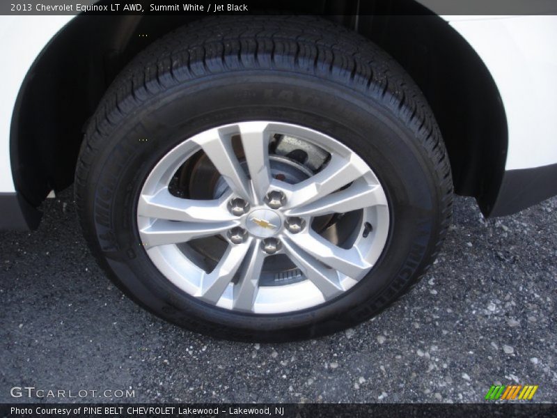 Summit White / Jet Black 2013 Chevrolet Equinox LT AWD