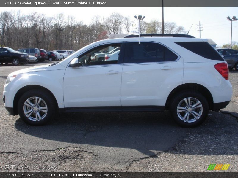 Summit White / Jet Black 2013 Chevrolet Equinox LT AWD
