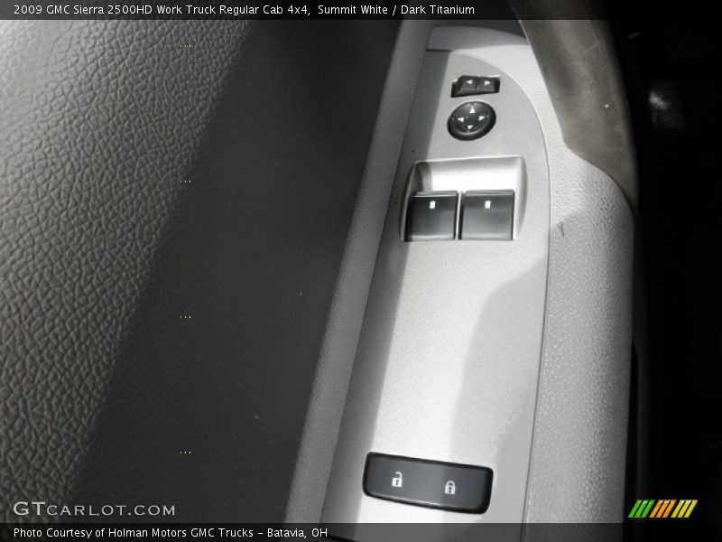 Summit White / Dark Titanium 2009 GMC Sierra 2500HD Work Truck Regular Cab 4x4