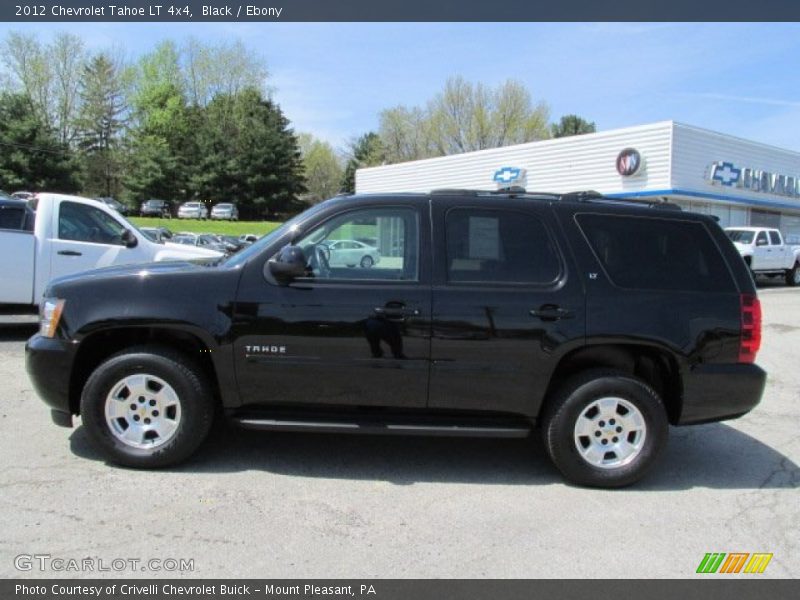 Black / Ebony 2012 Chevrolet Tahoe LT 4x4