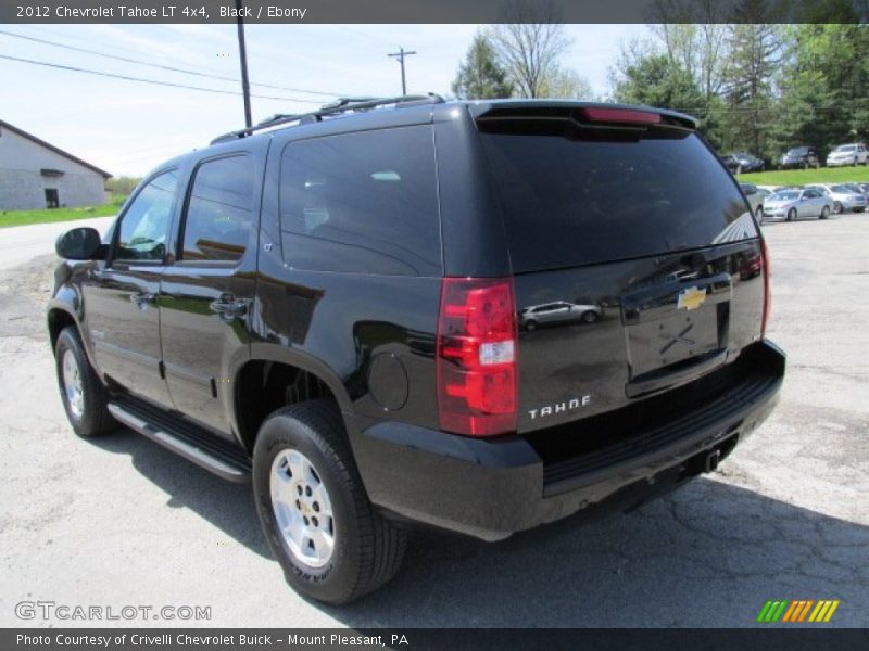 Black / Ebony 2012 Chevrolet Tahoe LT 4x4