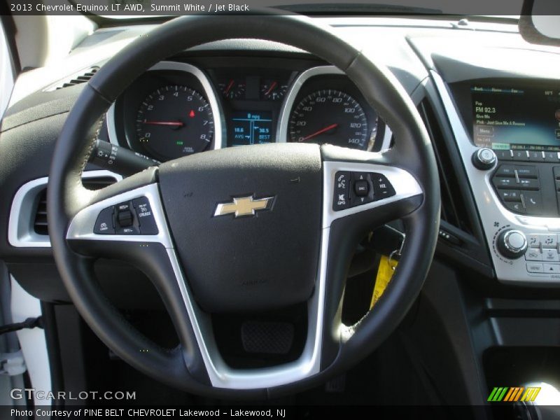 Summit White / Jet Black 2013 Chevrolet Equinox LT AWD