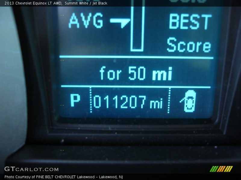 Summit White / Jet Black 2013 Chevrolet Equinox LT AWD