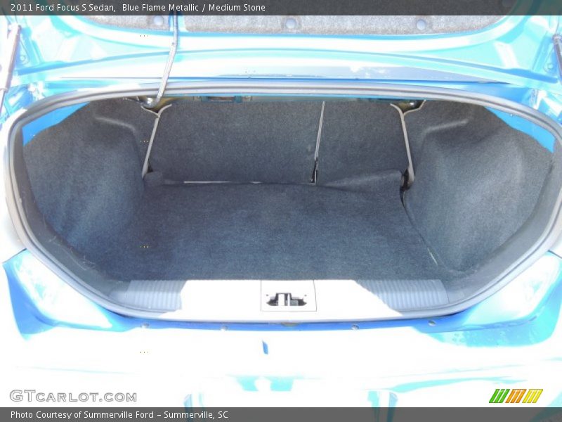 Blue Flame Metallic / Medium Stone 2011 Ford Focus S Sedan