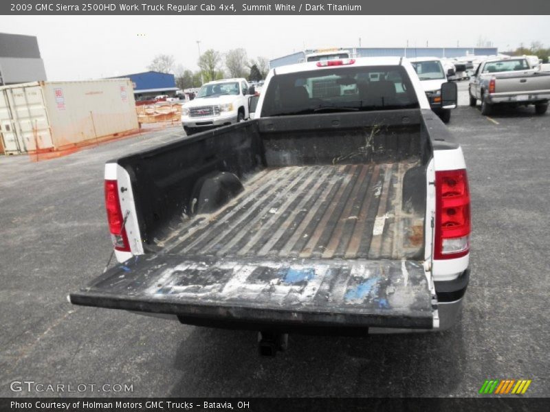 Summit White / Dark Titanium 2009 GMC Sierra 2500HD Work Truck Regular Cab 4x4