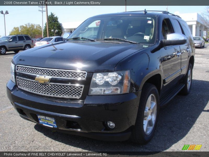 Black / Light Cashmere/Ebony 2008 Chevrolet Tahoe LTZ 4x4