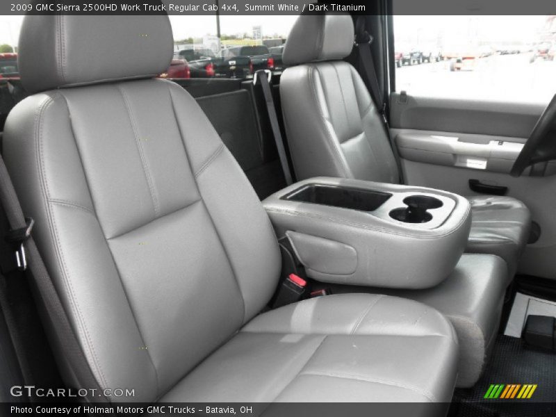 Summit White / Dark Titanium 2009 GMC Sierra 2500HD Work Truck Regular Cab 4x4