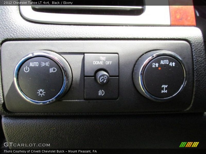 Controls of 2012 Tahoe LT 4x4