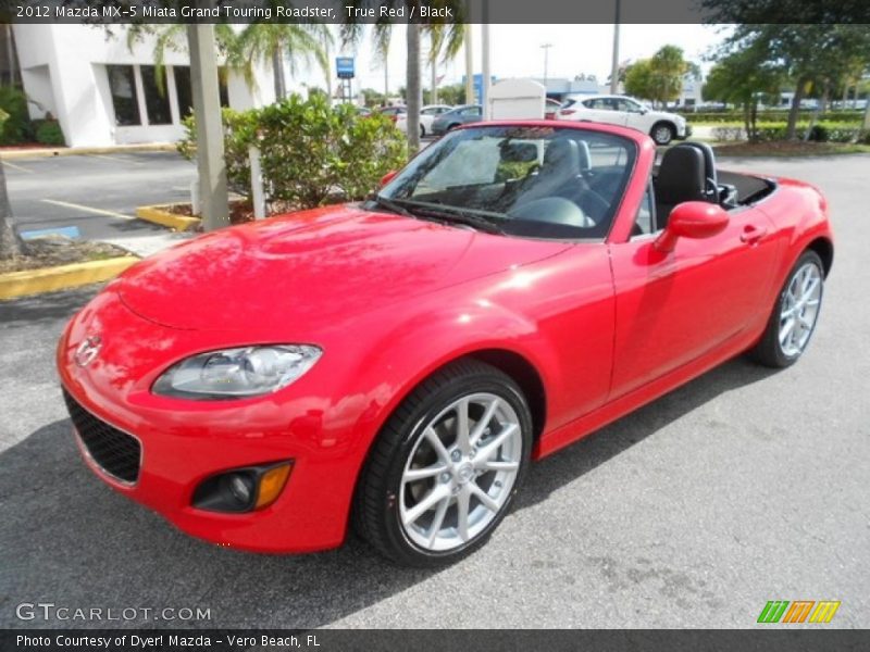 True Red / Black 2012 Mazda MX-5 Miata Grand Touring Roadster