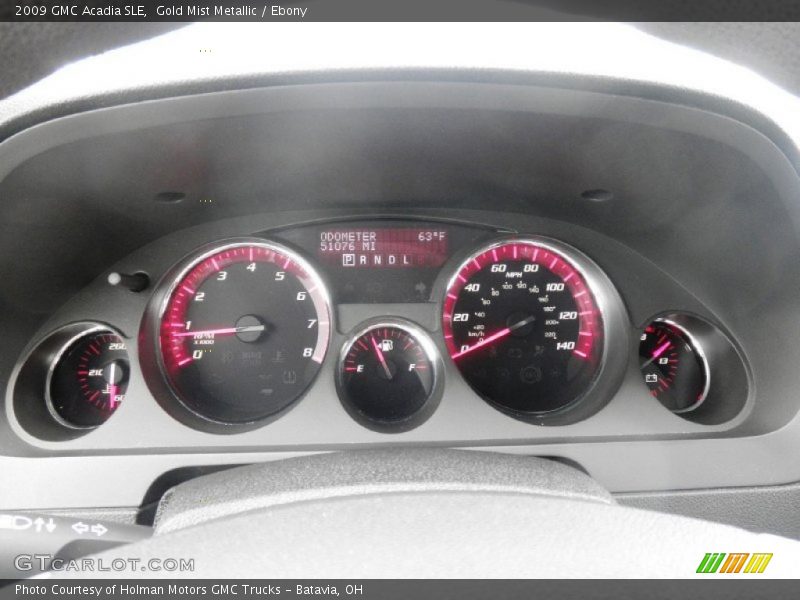  2009 Acadia SLE SLE Gauges