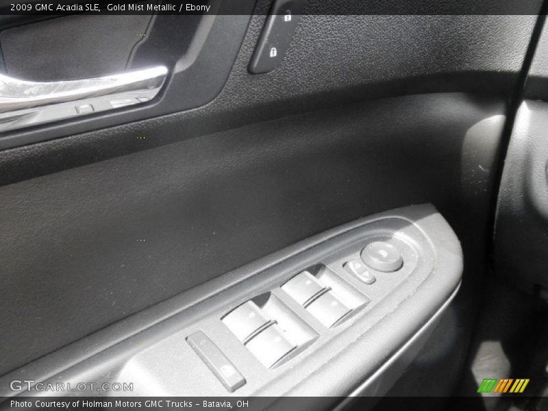 Gold Mist Metallic / Ebony 2009 GMC Acadia SLE