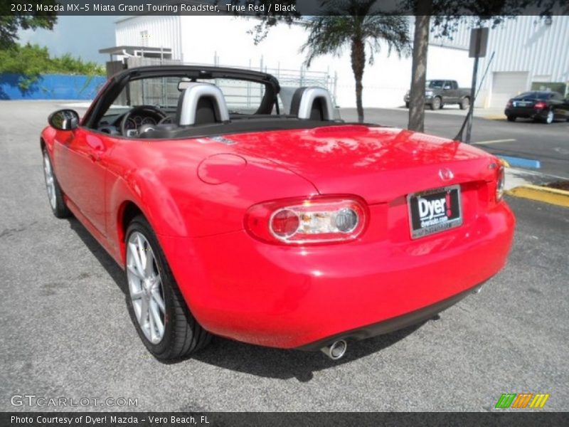 True Red / Black 2012 Mazda MX-5 Miata Grand Touring Roadster