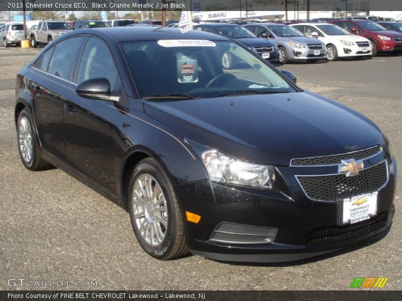 Black Granite Metallic / Jet Black 2013 Chevrolet Cruze ECO