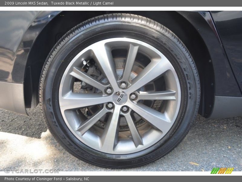 Tuxedo Black Metallic / Light Camel 2009 Lincoln MKS Sedan