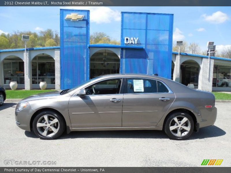 Mocha Steel Metallic / Titanium 2012 Chevrolet Malibu LT